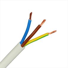 3 Core PVC Flex White Cable Detail Page