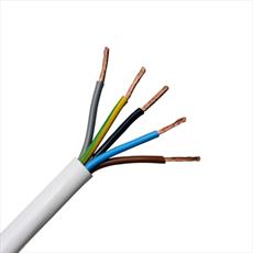 5 Core PVC Flex White Cable Detail Page