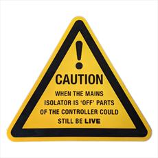 Caution Isolator Sign / Notice Detail Page