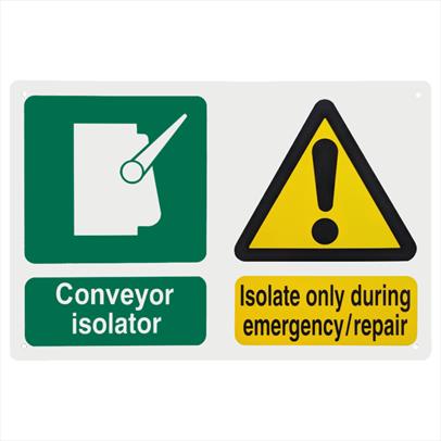 Conveyor Isolator Notice