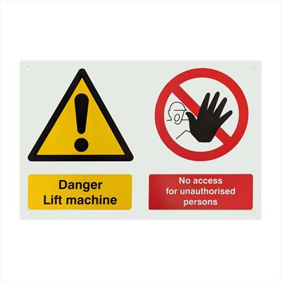Danger Machine Room Notice