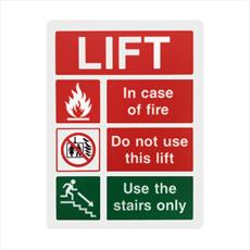 In Case of Fire - Do Not Use This Lift Detail Page