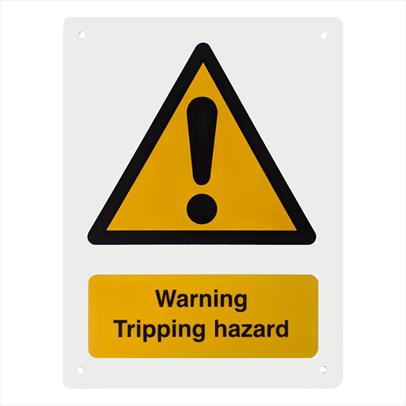 Tripping Hazard Notice