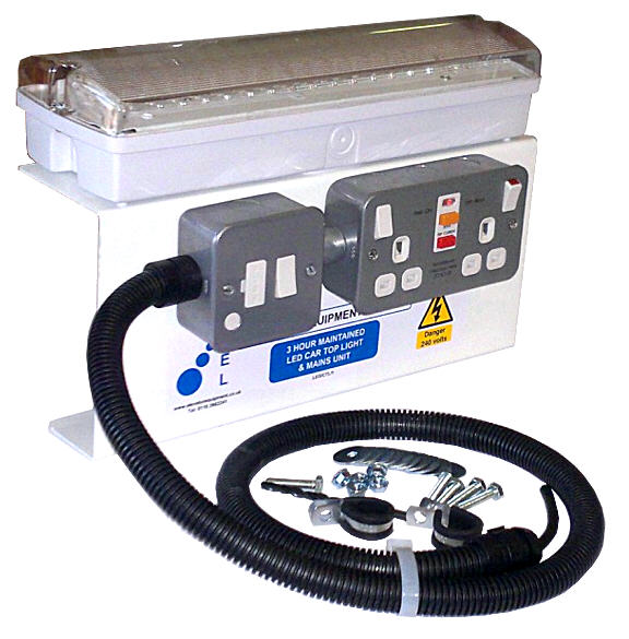 CarTop Light Unit With LED Light & 3 Hour Emergency BackUp