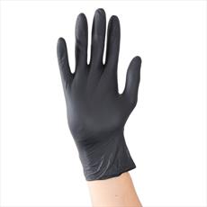 Premium Powder Free Black Nitrile Gloves - Box of 100 - XL Detail Page