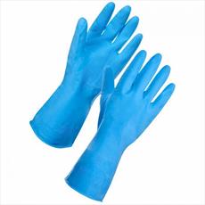 Blue Household Latex Gloves - XL Detail Page