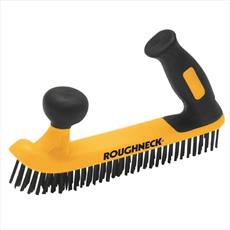 Wire Brush - 5 Row Heavy Duty with Grip Handle Detail Page