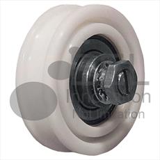 EXPRESS LIFTS - Nylon Door Hanger Wheel (Flat Track) with Concentric Pin Detail Page