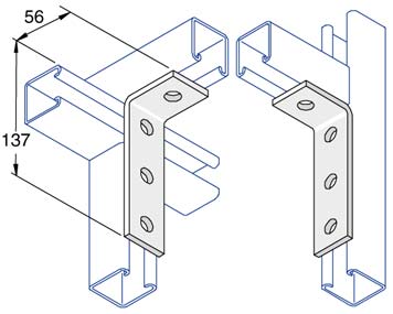 Angle Brackets 1 + 3 Hole 90 Degree Bracket Detail Page