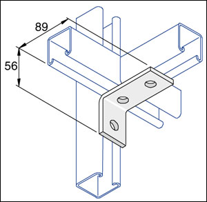 Angle Brackets 2 + 1 Hole 90 Degree Bracket Detail Page