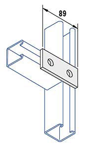 Flat Brackets, Splice Plate 2 Holes Detail Page