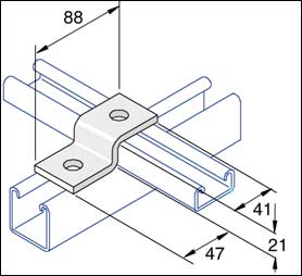 Z Profile Bracket, 21mm Detail Page