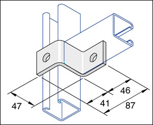 Z Profile Bracket, 41mm Detail Page