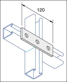 Flat Brackets, Splice Plate 3 Holes Detail Page
