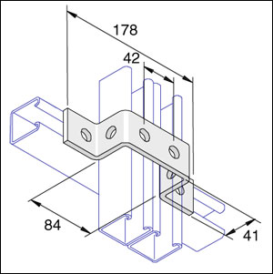 U Profile Bracket, Side by Side Bracket Detail Page