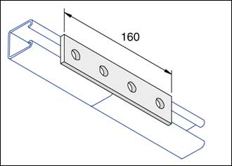 Flat Brackets, Splice Plate 4 Holes Detail Page