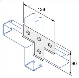 Flat Brackets, Flat Tee Bracket Detail Page