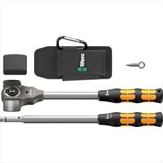 Wera 8002C RATCHET SET 12 DRIVE WITH ACCESSORIES KOLOSS 4PC Detail Page
