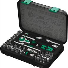 8100SA2 SOCKET SET 1/4" DRIVE METRIC ZYKLOP 42PC Detail Page