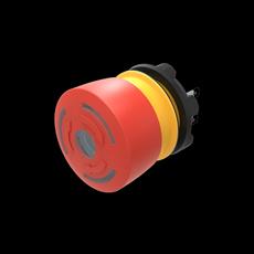 EAO Series 84 Emergency Stop Switch, 2 NC Illuminated Red Detail Page