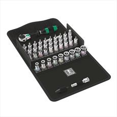 Wera ALL-IN ZYKLOP SPEED RATCHET SET 1/4 DRIVE METRIC 42PC Detail Page