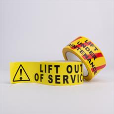 Tape - Self Adhesive Tape - Lift Out Of Service / Lift Under Maintenance Detail Page