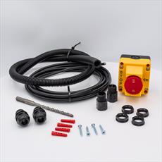 Emergency Stop Switch Kit Flag Indicated with Self Monitored Contact Detail Page
