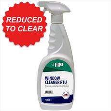 HR4 Window Cleaner RTU - Premium Ready To Use Steak Free Window and Glass Cleaner Detail Page