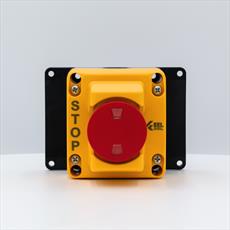 Flag Indicated Guarded Stop Switch with Self-Monitoring Contact & flanged Base Detail Page