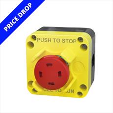 Self Monitored Labelled Flag Indicator Stop Switch with Guard Detail Page