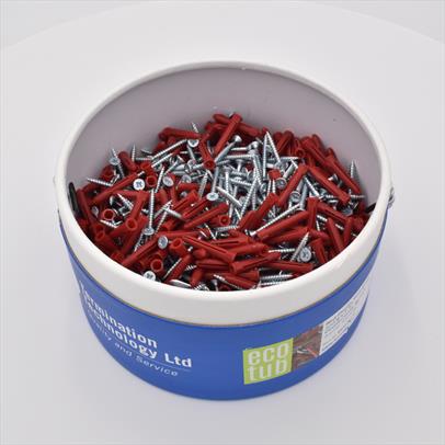 Red Eco Tub - Open