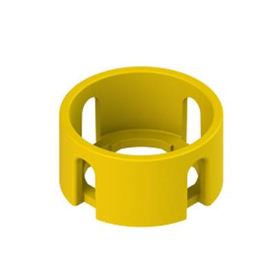 Replacement Pizzato Cylindrical Yellow Protection Guard with 4 Slots Ø 40 x 20