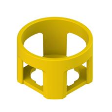 Pizzato Replacement Cylindrical Yellow Ø 43 x 27mm Protection Guard with 4 Slots Detail Page