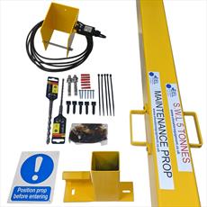 100mm x 100mm Pit Prop Kits With Electrically Interlocked Wall Storage Bracket Detail Page