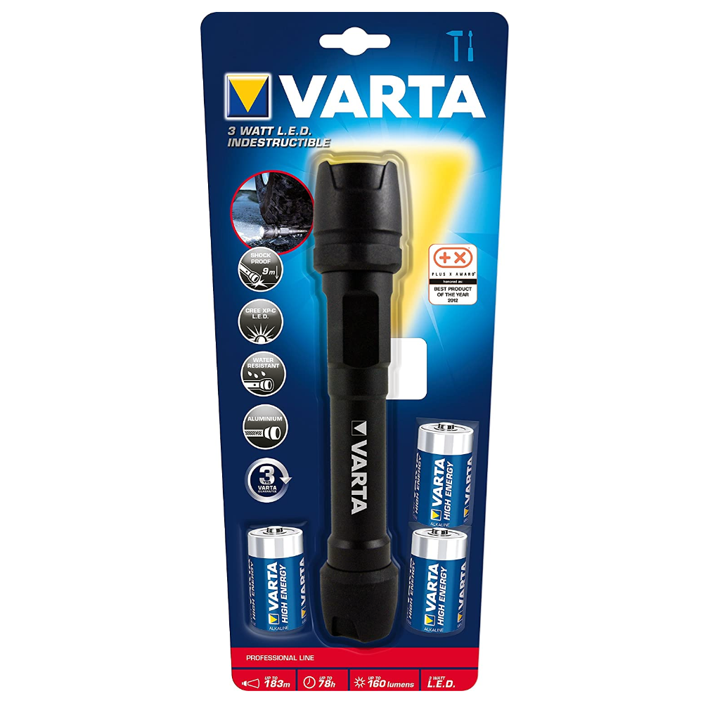 Varta Indestructible 3 Watt Light 3C - Elevator Equipment