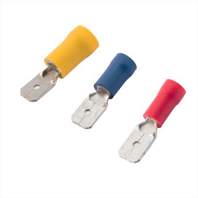 Male spade terminals