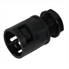 Flexible Nylon Male Straight Connector Fitting - With Locknuts Detail Page