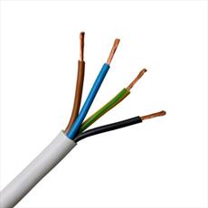 4 Core PVC Flex White Cable Detail Page