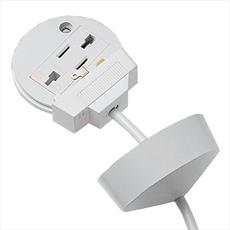 6A Plug-In Ceiling Rose Sets With Pre-Wired 2mts Flex Detail Page