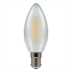 LED Filament Candle Pearl Dimmable 5w 240V 2700k-B15d Equivalent to 40W-Small Bayonet Detail Page