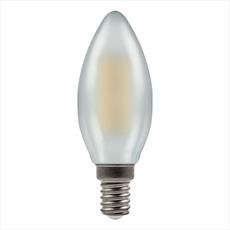 LED Filament Candle Pearl Dimmable 5W 240V 2700k-E14 Equivalent to 40W-Small Screw Cap Detail Page