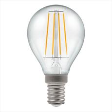LED Filament Round Clear Dimmable 5W 240V 2700k-E14 Equivalent to 40W-Small Screw Cap Detail Page