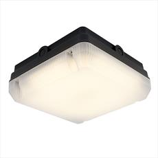 LED Square Bulkhead - Black - 14W - Emergency Back Up Detail Page