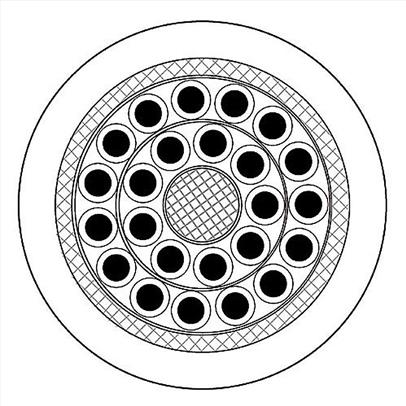PVC Round trailing cable bb