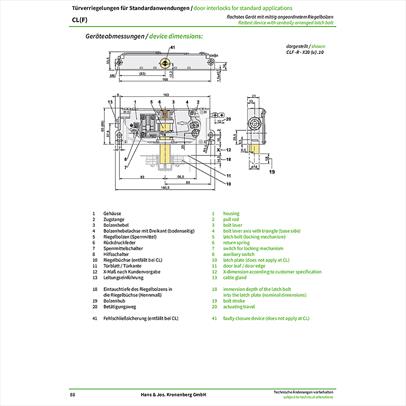 Standard Door Lock CLF