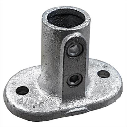 Base Flange Oval - Galvanised