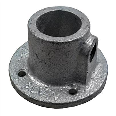 Wall Fixing - Round Fitting - Galvanised