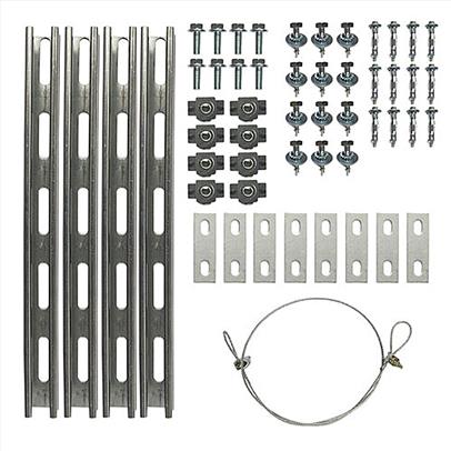 Guard rail mounting kit