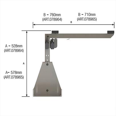 Guard rail folded with measurements 11