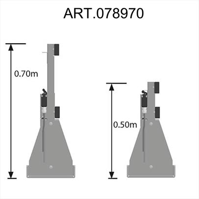 Telescopic guard rail small 1